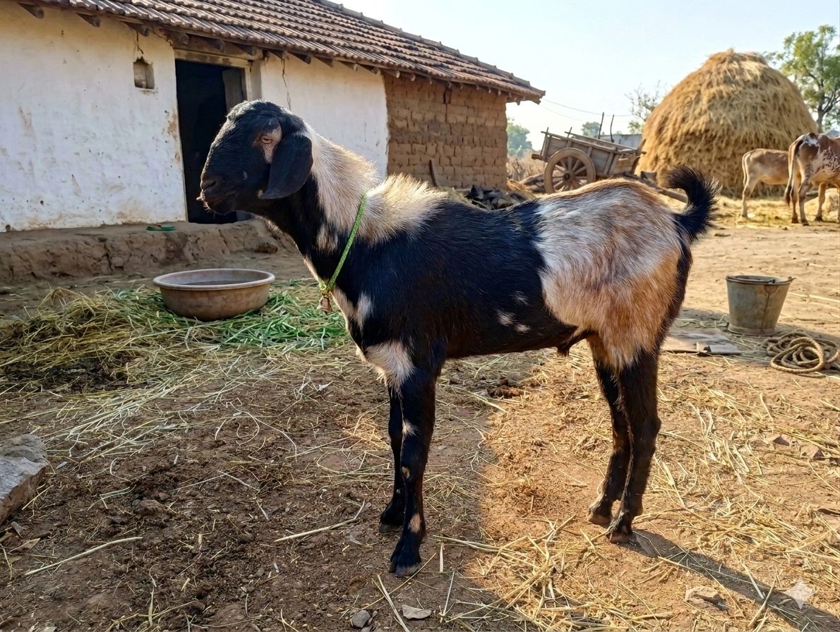 Osmanabadi Goat O0113, District:  CHANDRAPUR, State:  MAHARASHTRA